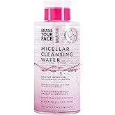 ERASE YOUR FACE Micellar Cleansing Water - Hydrating Micellar Water to Help Remove Makeup, Cleanse Skin & Reveal a Soft, Radiant Complexion - Suitable for Sensitive Skin (16.9 Fl Oz)