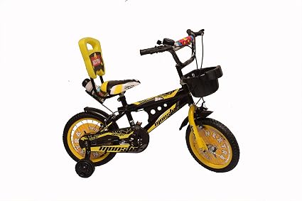 Speed Bird Monster 14T Cycle - Kids Sports Bicycle for Boys & Girls - Age Group 3-6 Years (Yellow)