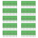 DIANN 50pcs PCB Connectors 2 Pin 5mm 0.2" Pitch