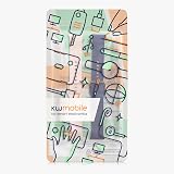 kwmobile 2x Straps for Samsung Galaxy Fit 3 - Silicone Replacement Bands Dark view 7