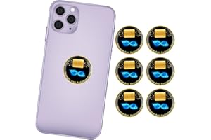 TOMUM EMF Blocker for Cell Phone Protection - Anti-Radiation EMF Harmonizer Neutralizer Stickers with Negative Ion - Radiation Blocking and Protector Shield for Phones Watch Home Gadget Electronic Devices