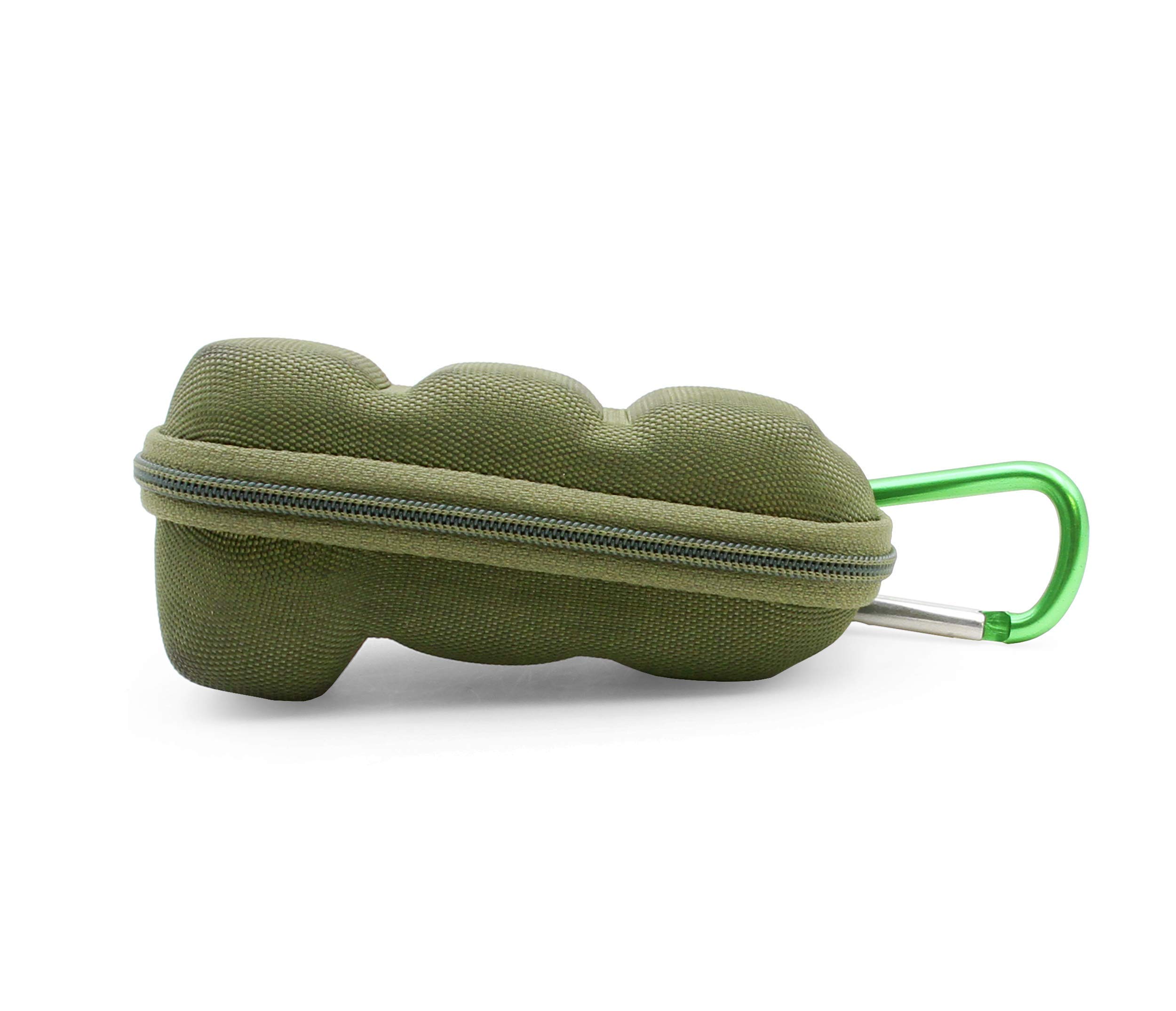 Casematix Forest Green Travel Case Fits Asthma Inhaler, Includes Case Only