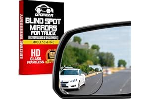 Blind Spot Convex Car Mirror: XLarge Rear View | Rearview Automotive Mirror for Car Exterior Accessories and Interior for Wom