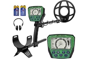 GDDREAM Metal Detectors for Adults Waterproof, Professional Higher Accuracy Gold Detector with LCD Display, 4 Mode, Advanced DSP Chip 10" Coil