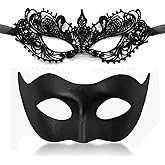 MYMENU Masquerade Masks for Women Couple Men Venetian Mask Halloween Carnival Mask for Party Prom Costume