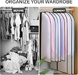 Eophmi Dress Bags Long 2 Pack Full Length Garment Covers Zipper Dustproof view 4