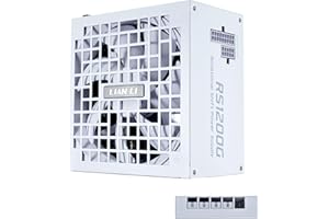 Lian Li RS1200W - Rotational Shift Fully Modular ATX Power Supply - 1200W (with USB/Fan Hub) - 80 Plus Gold Efficiency - ATX 