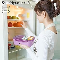 MISS BIG® Bento Box,Bento Box Adult,Lunch Box,Leak