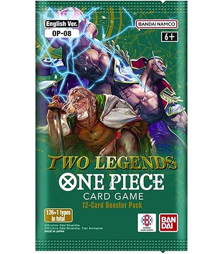 Amazon.com: BANDAI Two Legends Booster Pack OP-08 - One Piece Card