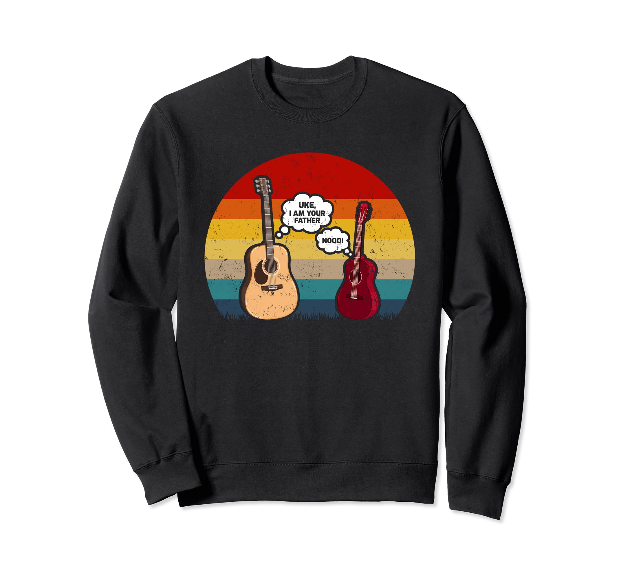 Vintage Ukulele Guitar Music Lover Uke I Am Your Father Sweatshirt