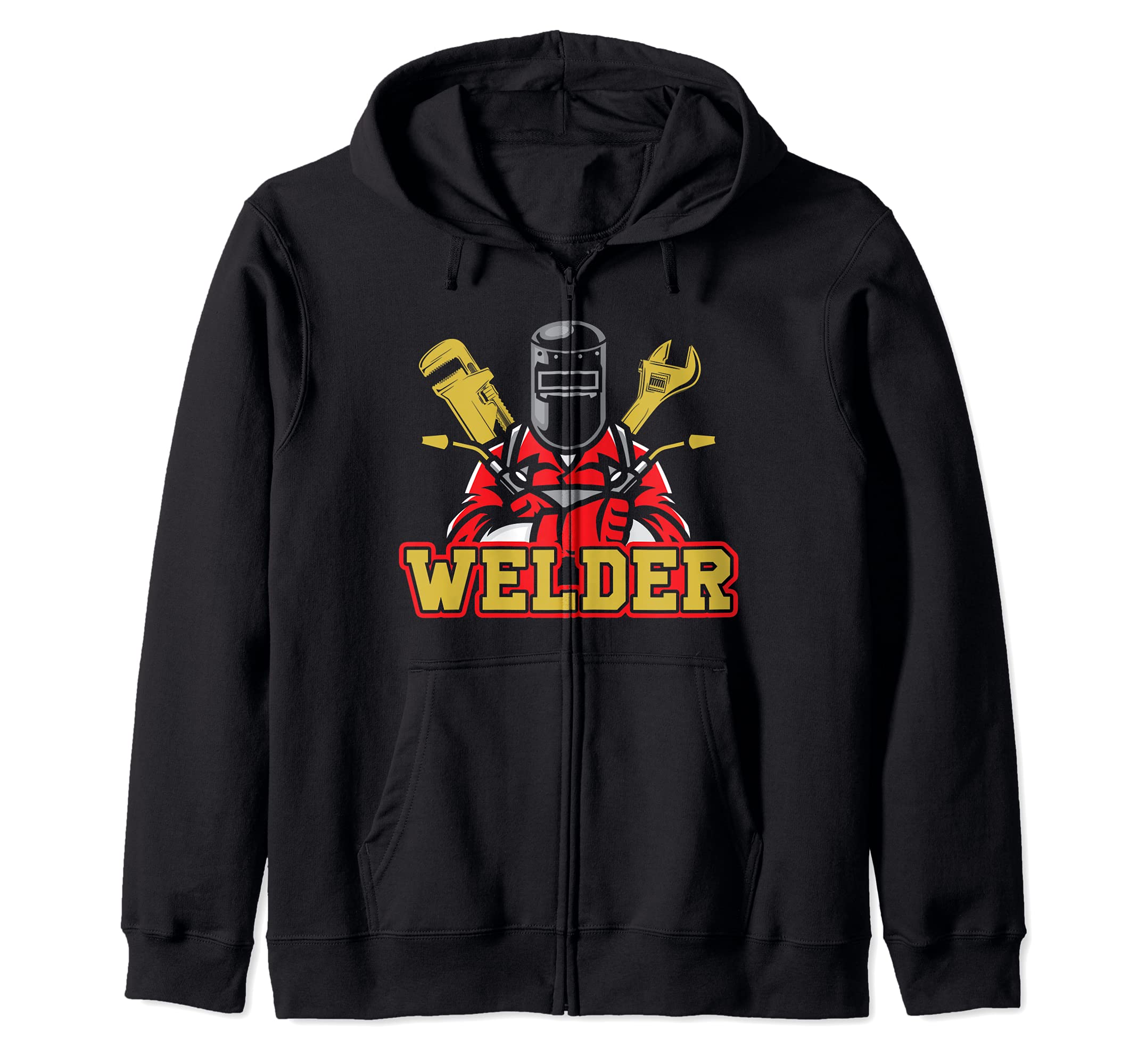 Welder Engineer Tools Fabrication Engineering Welding Zip Hoodie