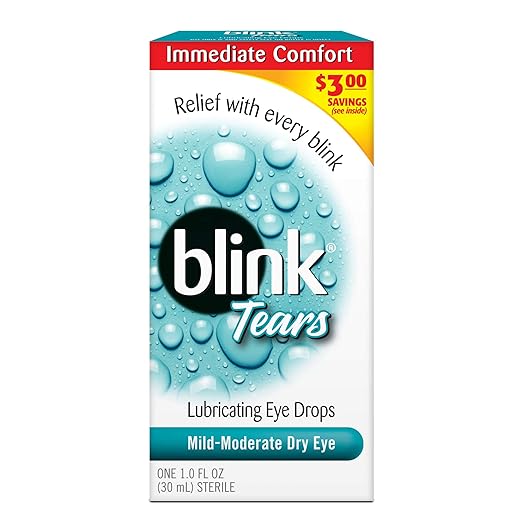 Blink Lubricating Eye Drops for Mild Moderate Dry Eye, 1 Ounce Amazon