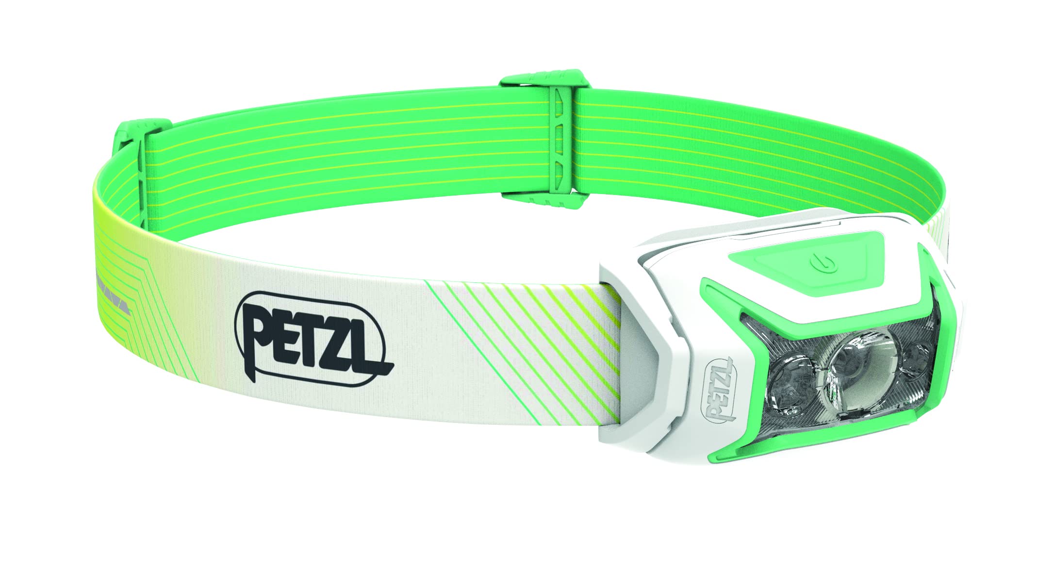 PETZL Actik Core, Rechargeable Front Lamp, Green, U, Unisex-Adult