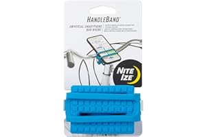 Nite Ize HandleBand Universal Smartphone Bar Mount - Cell Phone Mount for Bike Handlebar - Phone Holder for Bike Rides - Cell