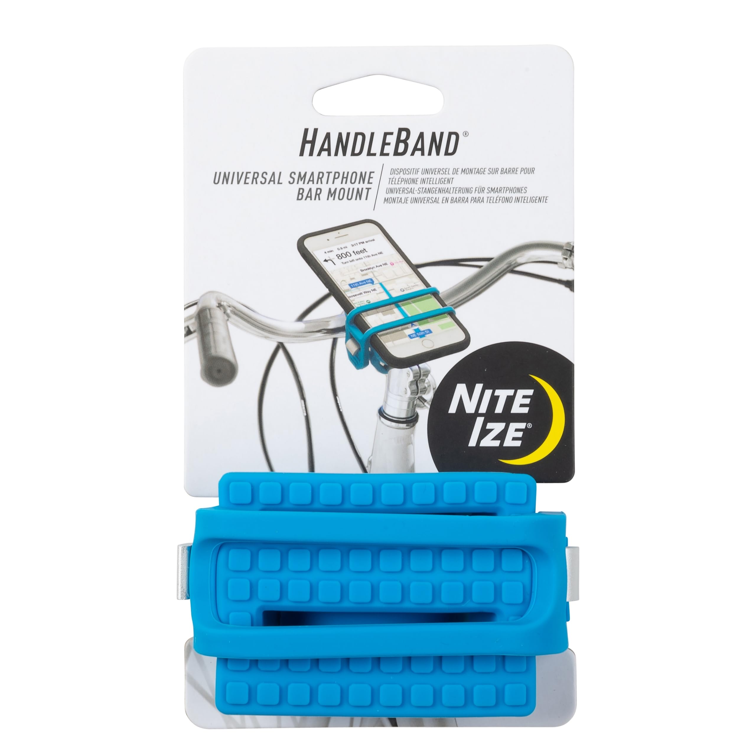 Nite Ize Handleband Universal Smartphone bar Mount - Blue, Bright Blue