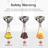 JOREST 5pcs 3D Resin Filter Funnel Kit Stainless Steel with Brush view 7