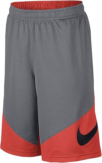 Amazon.com: Nike Boy's Dry Basketball Short Cool Grey/Max Orange/Black Size Large: Clothing