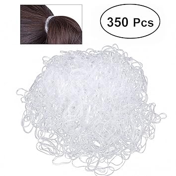 350pcs Disposable Elastic Bands Hair Rubber Bands For Kids