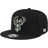 Ultra Game Men NBA Official Twill Snap Back Ultimate Black Baseball Cap Hat