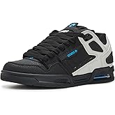 Osiris Men's Peril Skate Shoe, Black/Grey/Cyan, 9.5