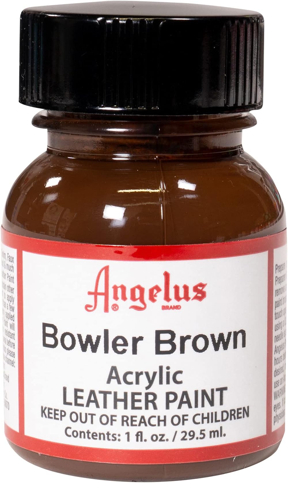 Angelus Acrylic Leather Paint Bowler Brown 1oz
