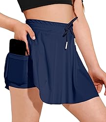 Hvididan Girls Tennis Skirt Athletic Skort