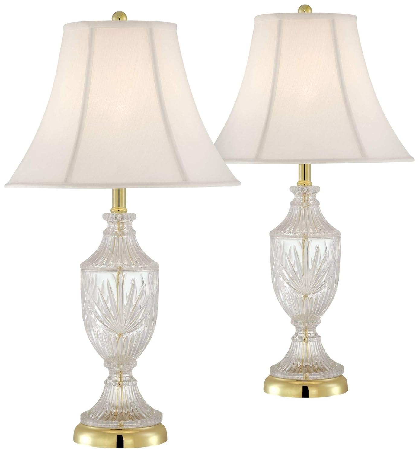 Best table lamps for living room on metal brass