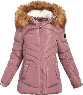 Madden Girl Junior Women’s Coat – Insulated Quilted Bubble Puffer Ski Coat (S-3XL)