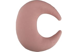 SWESEN Baby Nursing Pillow Cover, Cotton, Pink Breastfeeding Pillow Covers, Removable Newborn Nursing Pillow Slipcove Case, Breathable & Comfortable (Only Cover)