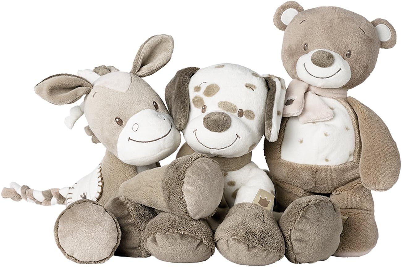 Basile Lours Nattou Peluche Pour Bebe Fille Et Garcon 28 Cm Jouets D Eveil Et 1er Age Ebookretailer Bebe Puericulture