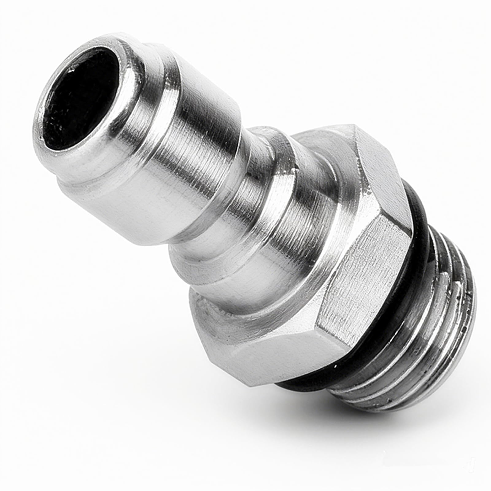 1/4'' Quick Release Connector, 14mm Male Thread to 1/4 inch Quick Release Adapter Pressure Washer Sprayer Snow Foam Lance Bottle Connecting Parts Stainless Steel Coupler