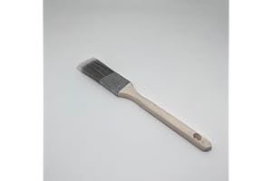 Paint Brush Suitable for Emulsion Paint, Varnish, and Stains; for Interior and Exterior Home Decoration 1.5-inch Angled tip.