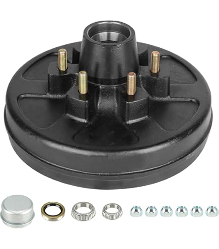Youxmoto 6 on 5.5 Trailer Hub Drums kit with 12 x 2 Electric Brakes
