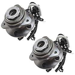 TRQ 2 Piece Front Wheel Bearing & Hub Assembly Set