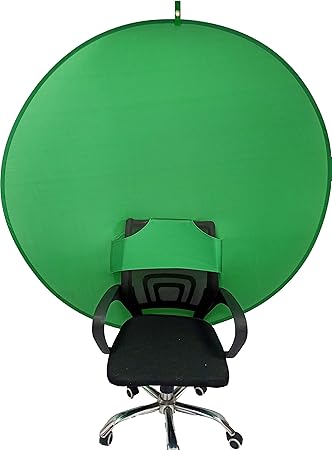 Amazon Com Boyxco Gen2 Collapsible Portable Webcam Background Chroma Key Greenfor Video Chats Zoom Skype Backdrop Video Calls Chromakey 58in 58in Camera Photo