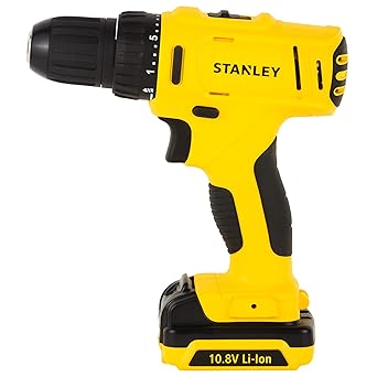 STANLEY SCD121S1 10.8V Li-Ion Cordless Compact Drill Driver w Battery Charger-1x1.5Ah Battery Included