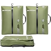 YEEKORO Vacuum Bags for Travel, Professional IP67 Reusable Vacuum Compression Bags for Travel Suitcases and Backpack, Durable Space Saver Bag (2 PACK, No Pump)
