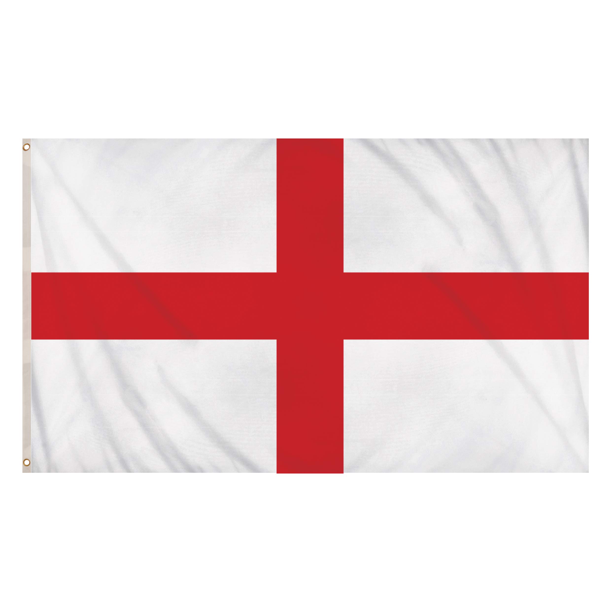 Henbrandt 1x Large St George's Cross Flag Premium Quality England Flag - 5FT x 3FT Double Stitched Polyester Banner with Metal Eyelets for Sports & National Events — image 1
