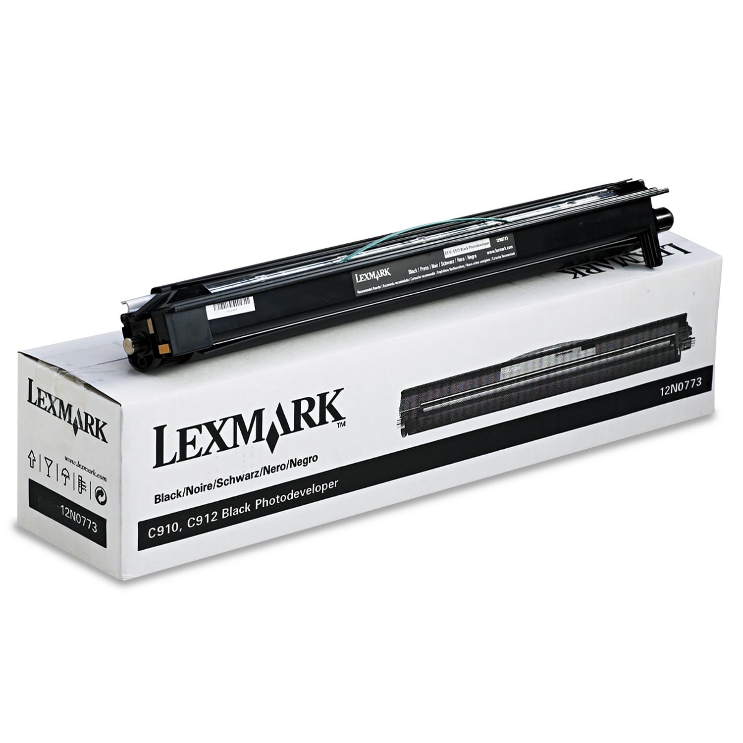 Lexmark 12N0773 black colour laser developer kit 12NO773 C910 C910N C910FN C910IN C912 C912DN C912N C912FN