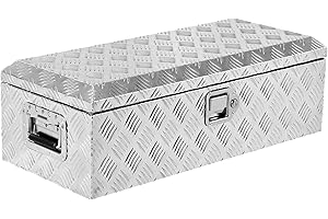 20 Inch Truck Tool Box Aluminum Heavy Duty Trailer Tool Box for Pickup Truck Bed, RV Toolbox