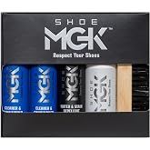 Shoe MGK MVP Shoe Cleaner Kit Shoe Cleaner &amp; Conditioner, Water &amp; Stain Repellent, White Touch Up &amp; Brush