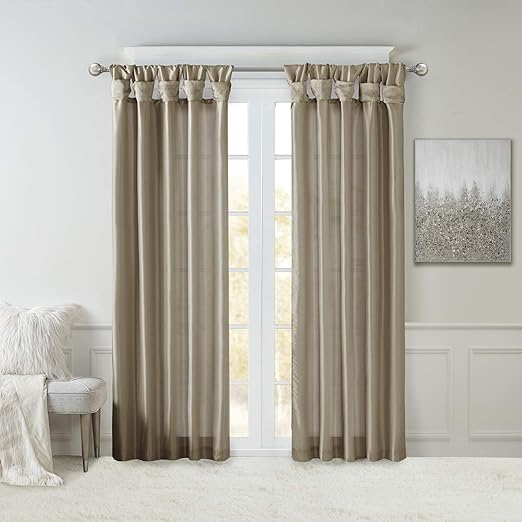 Amazon Com Madison Park Emilia Darkening Curtain Diy Twist Tab
