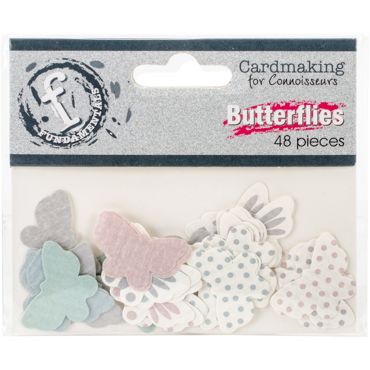 Ruby Rock-It Fundamentals Butterfly Embellishments 4, Multi-Colour, 8.64 x 9.66 x 0.26 cm