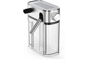 MAttinata Espresso Machine Milk Tank, Version 2.0 Long-Life Automatic Milk Frother for Cappuccino Machine, Stainless Steel Cover