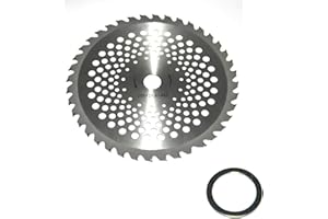 10" 40T Carbide Tip Brush Cutter, Trimmer, Weed Eater Blades Wacker Edging Blades Wood Cutting Clearing Saw Blades