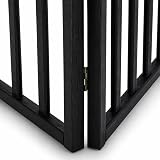 Oypla Black Dog Safety Folding Wooden Pet Gate Portable Indoor Barrier view 8