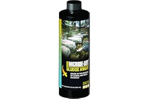 MICROBE-LIFT Sludge-Away Pond and Outdoor Water Garden Sludge Remover, Safe for Live Koi Fish, Plant Life, and Décor (32 Ounces)
