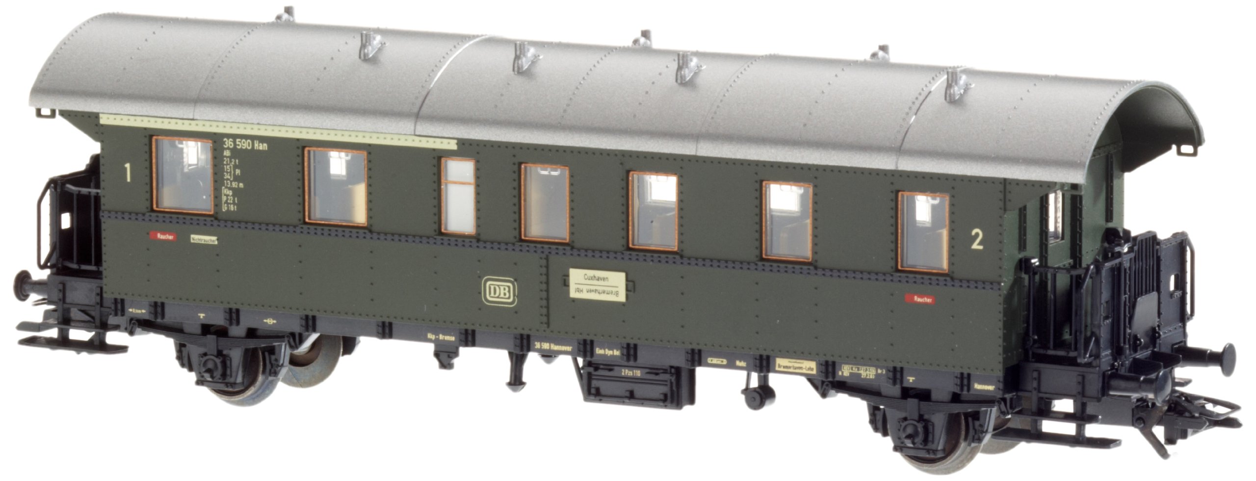 Märklin 4313, H0 Mä passenger car Db 1/2 Small