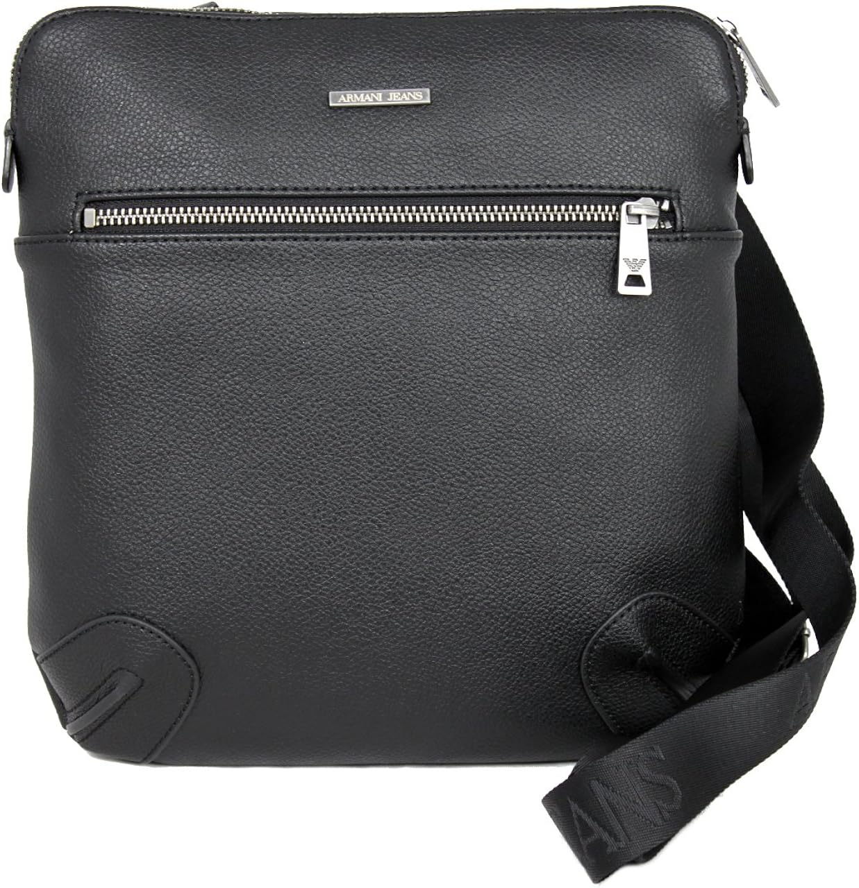 Armani Jeans Tasche Messenger Umhängetasche Bag 0623D schwarz Amazon