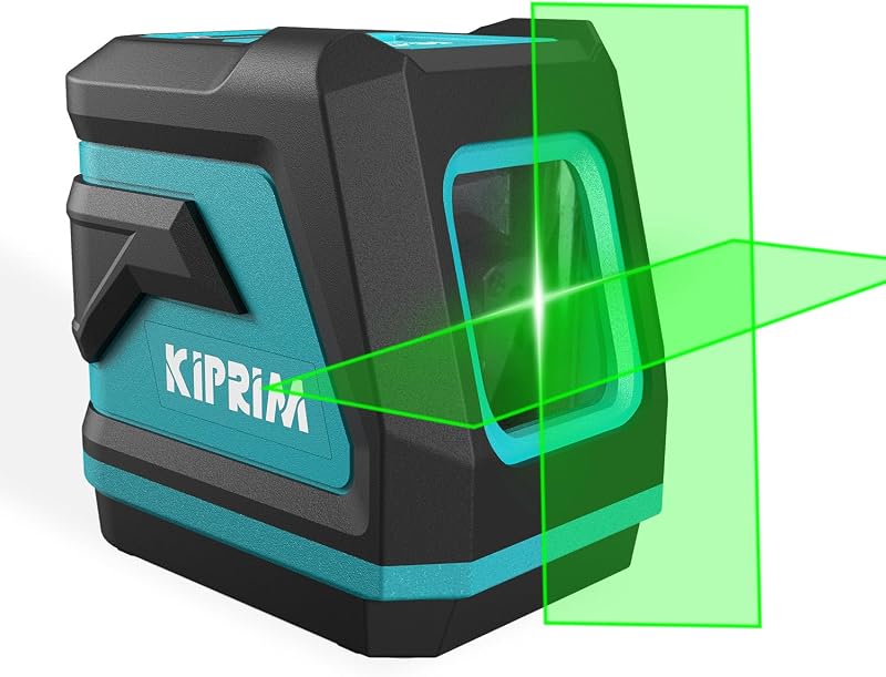 Kiprim Green Laser Level LV8 with Adjustable Brightness Self Leveling Pulse